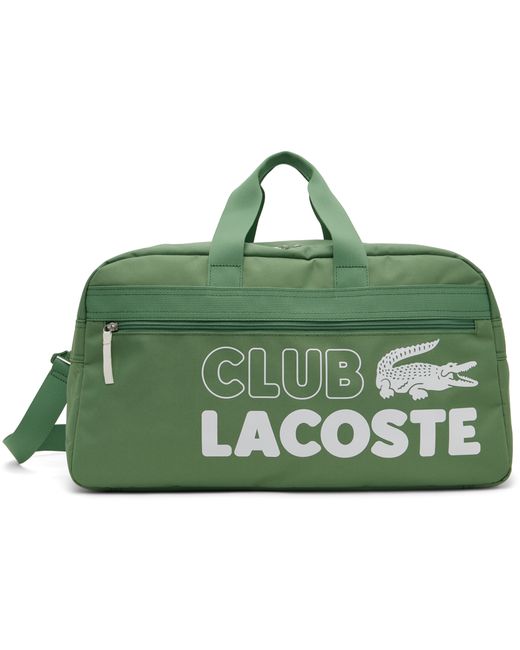 Lacoste Green Neocroc Duffle Bag