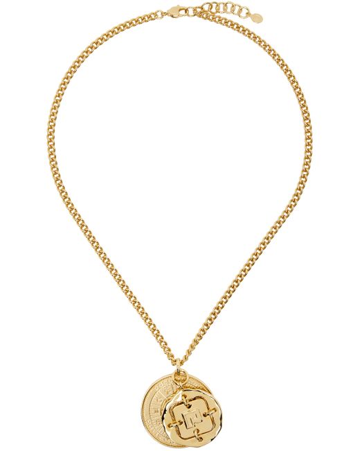 Paco Rabanne Gold Curb Chain Necklace