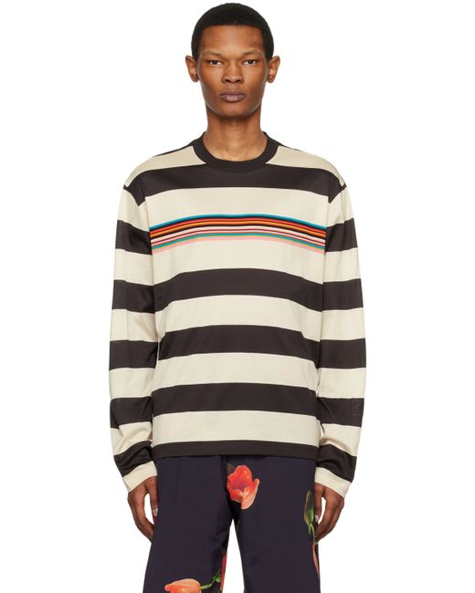 Pop Trading Company Off-White Paul Smith Edition Long Sleeve T-Shirt