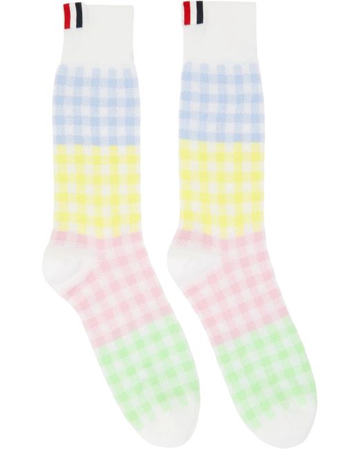 Thom Browne Checkered Socks