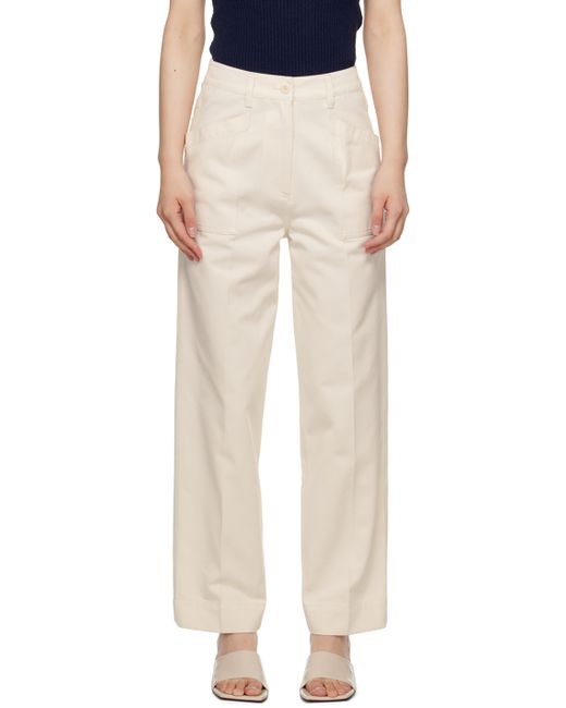 Nothing Written White Bas Trousers