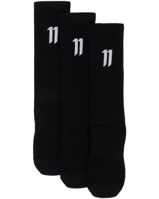 11 By Boris Bidjan Saberi Three-Pack Calf-High Socks
