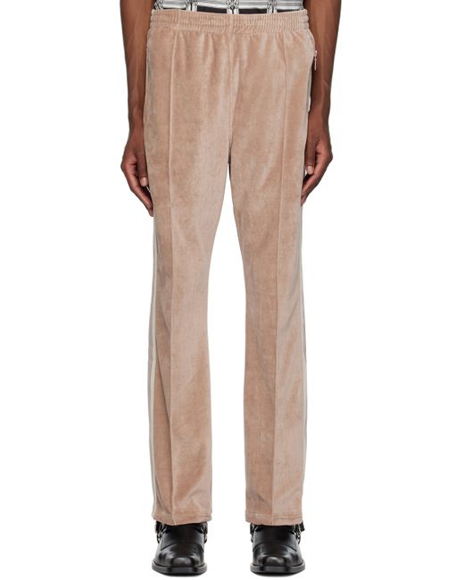 Needles Beige Embroidered Track Pants