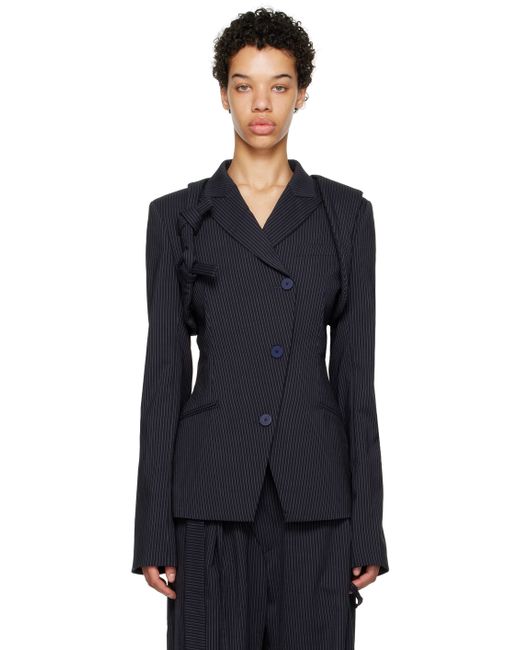 Ottolinger Work Capsule Navy Otto Fitted Harness Blazer