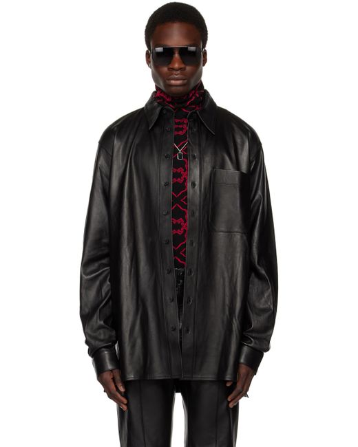 Lu'U Dan Oversized Leather Jacket