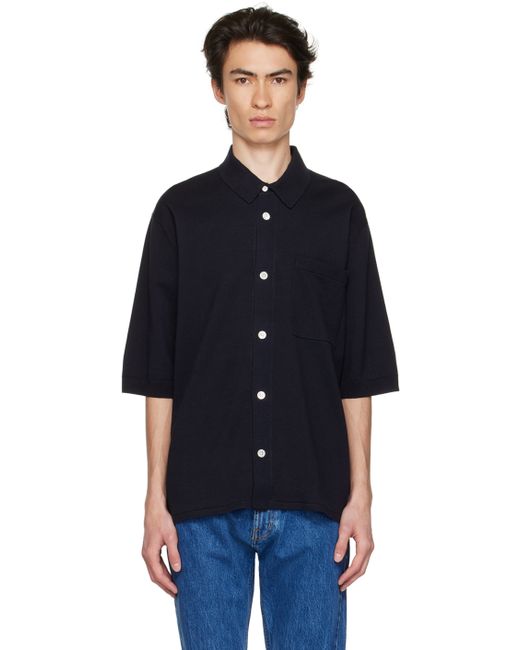 Norse Projects Navy Rollo Shirt