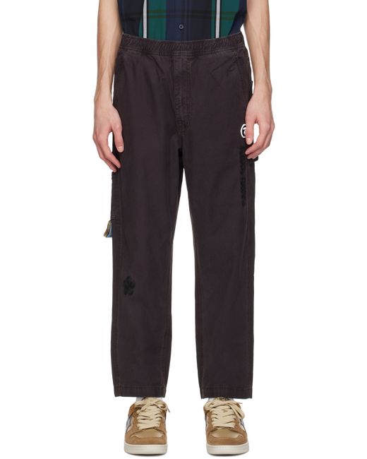 AAPE by A Bathing Ape Embroidered Trousers