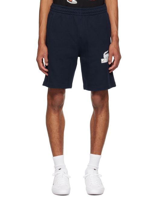 Lacoste Navy Relaxed-Fit Shorts