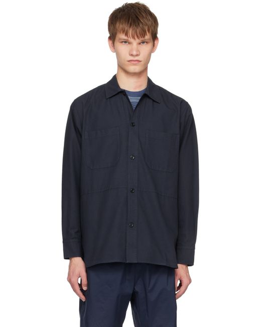 Norse Projects Navy Ulrik Shirt