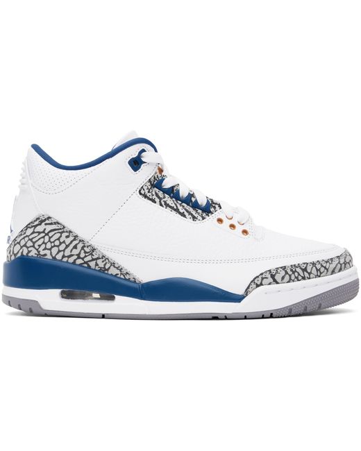 Jordan White Air 3 Sneakers