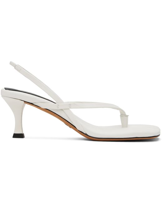 Proenza Schouler Square Thong Heeled Sandals