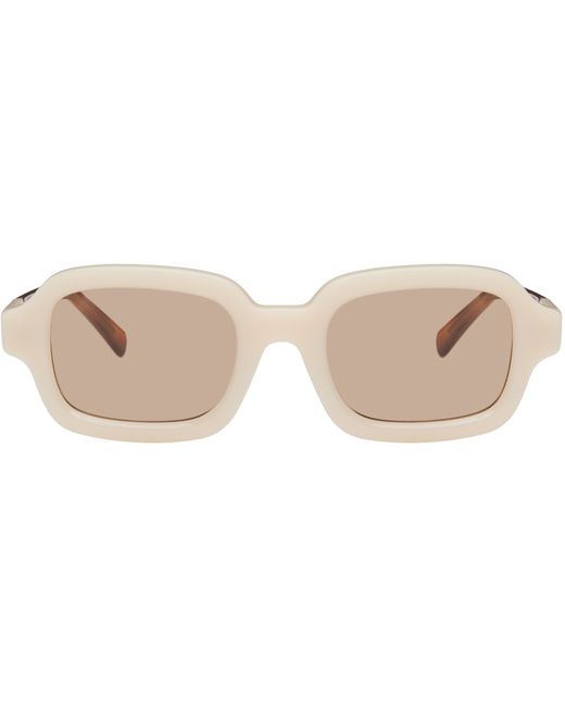 Bonnie Clyde Off-White Sunglasses