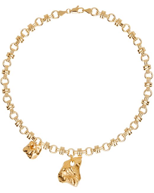 Alighieri Gold The Fragments Of Road Necklace