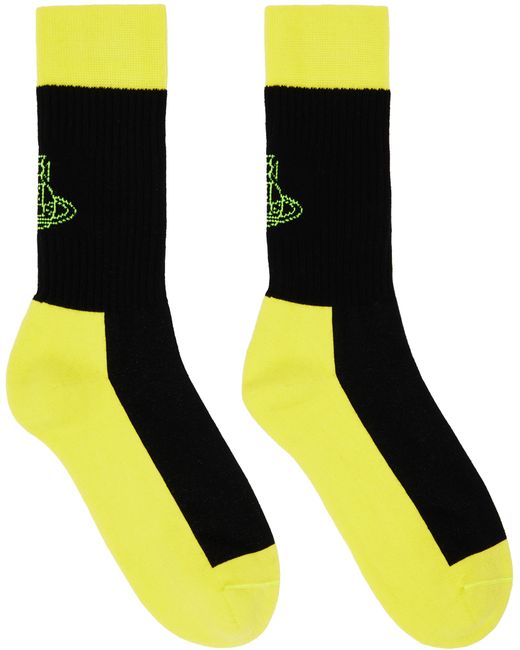 Vivienne Westwood Yellow Sporty Socks