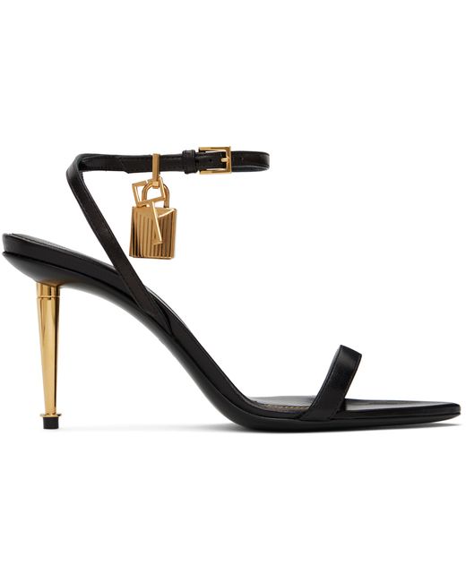 Tom Ford Padlock Pointy Naked 85mm Heeled Sandals