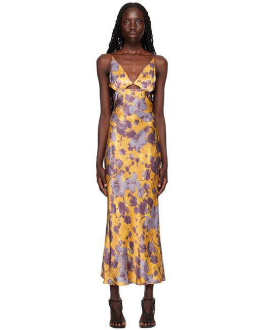 Bec + Bridge Yellow Indi Strappy Maxi Dress