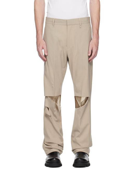 Givenchy Beige Destroyed Trousers