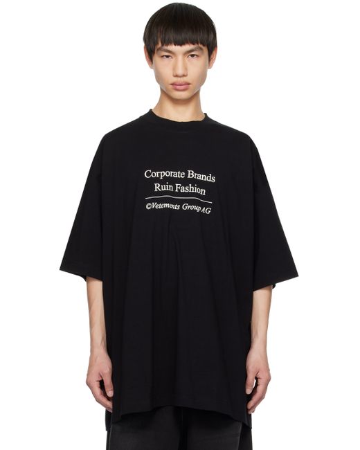 Vetements Corporate Brands Ruin Fashion T-Shirt