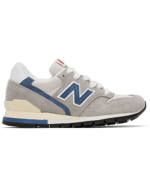 New Balance Gray Made In USA 996 Sneakers