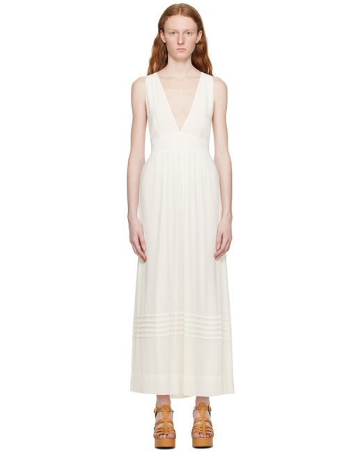 See by Chloé Off Open Back Maxi Dress