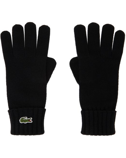 Lacoste Patch Gloves