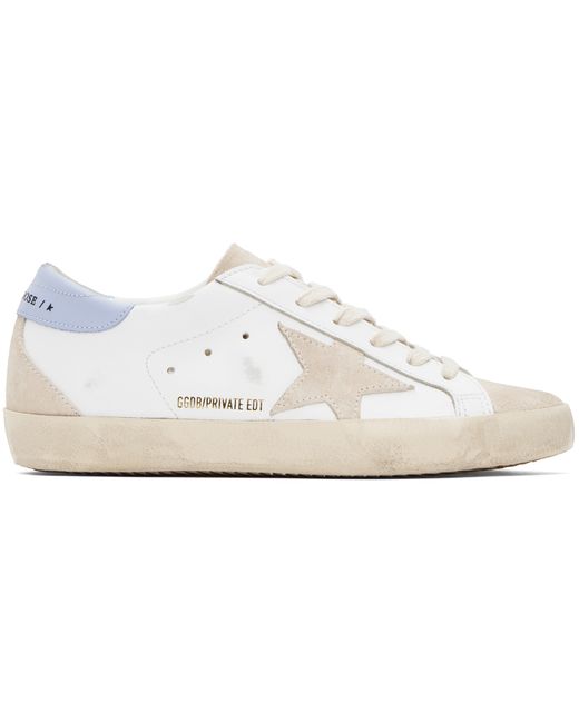 Golden Goose Exclusive White Super-Star Sneakers