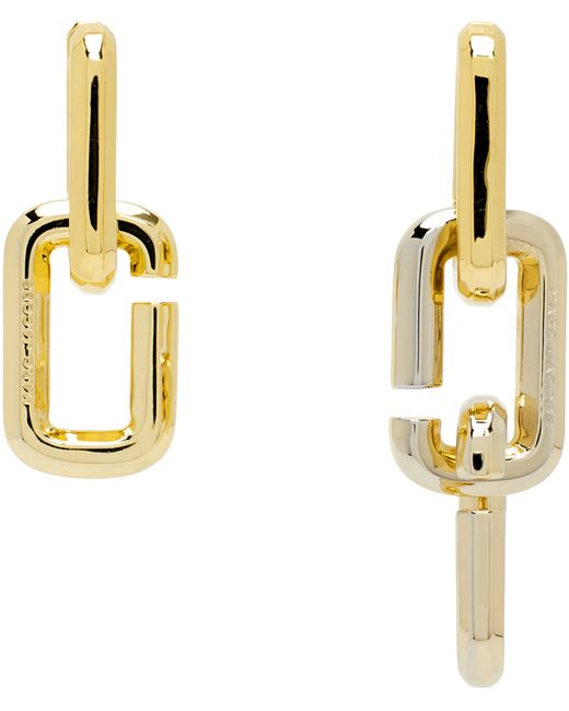 Marc Jacobs Gold The J Marc Earrings