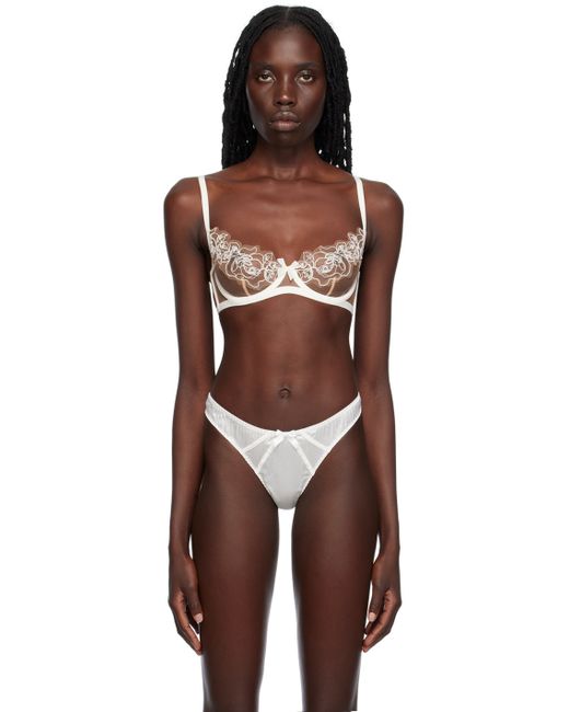 Agent Provocateur Off-White Lindie Bra