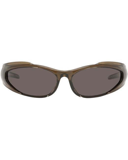 Balenciaga Brown Reverse Xpander Sunglasses
