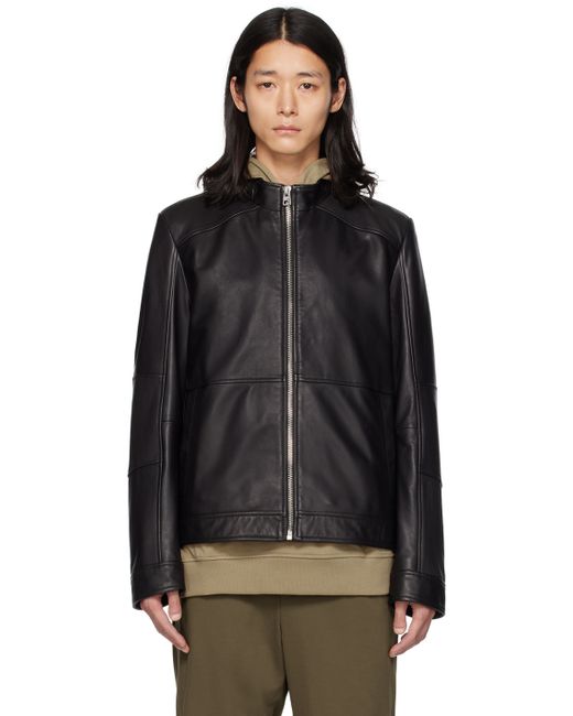 Hugo Boss Slim-Fit Leather Jacket