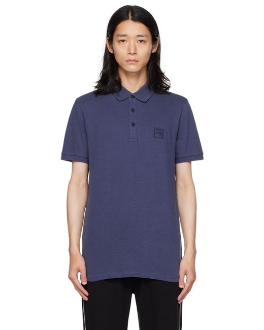 Boss Navy Slim-Fit Polo