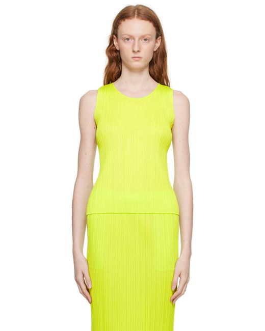 Pleats Please By Issey Miyake New Colorful Basics 3 Tank Top