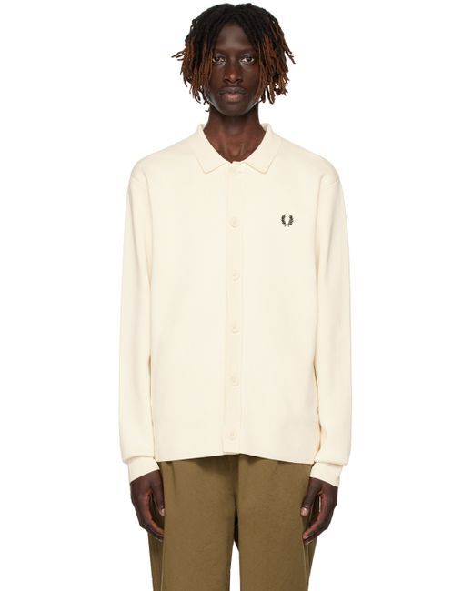Fred Perry Off Button Cardigan