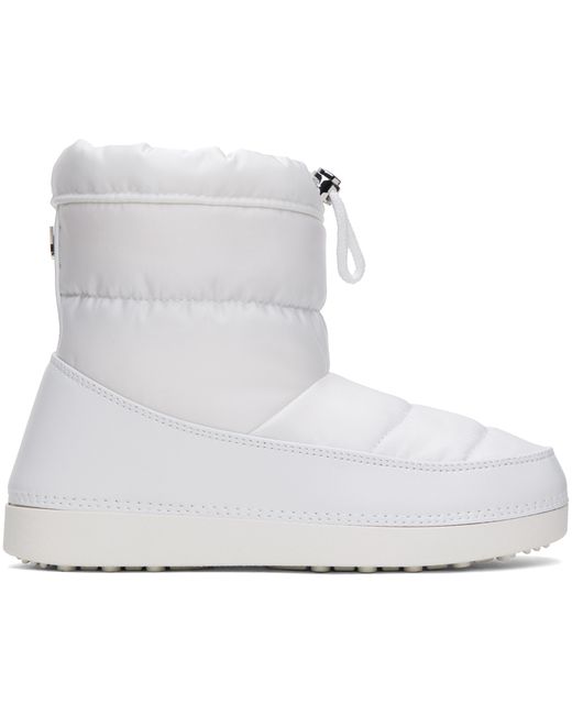 Giuseppe Zanotti Design Exclusive White Quilted Boots