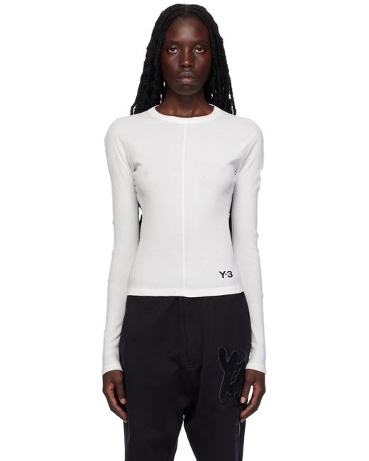 Y-3 Fitted Long Sleeve T-Shirt