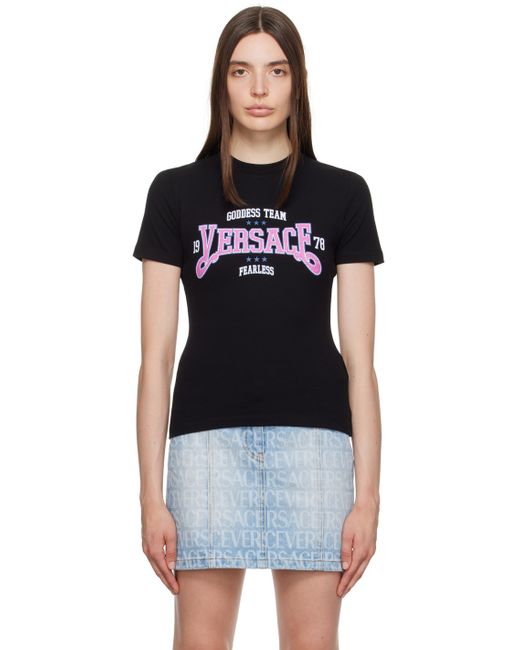 Versace Black Fearless T-Shirt