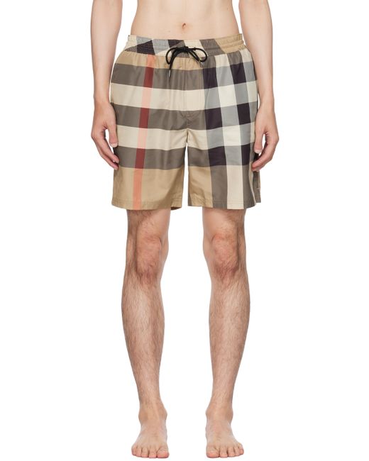 Burberry Exaggerated Check Swim Shorts