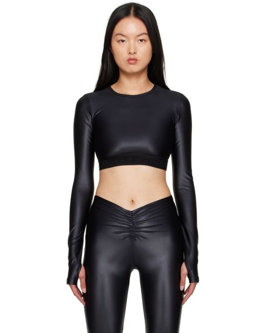 Versace Jeans Couture Elasticized Long Sleeve T-Shirt
