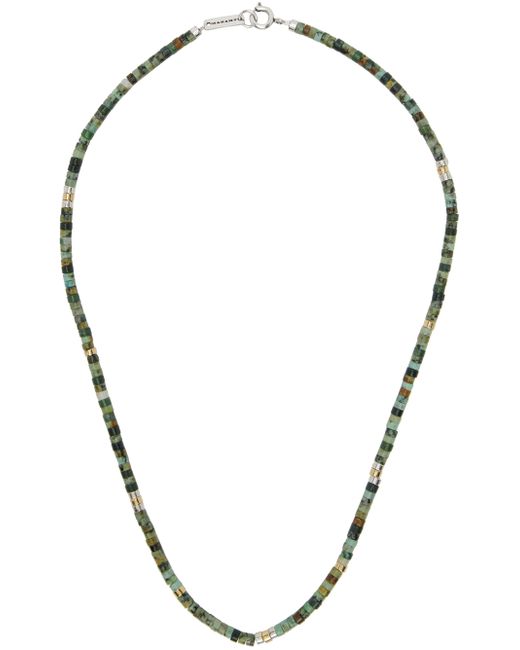 Isabel Marant Green Blue Beaded Necklace