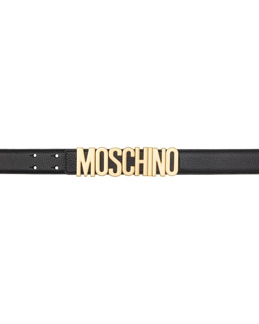 Moschino Logo Hardware Belt
