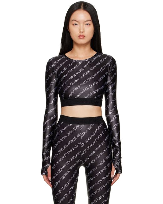 Versace Jeans Couture Printed Long Sleeve T-Shirt