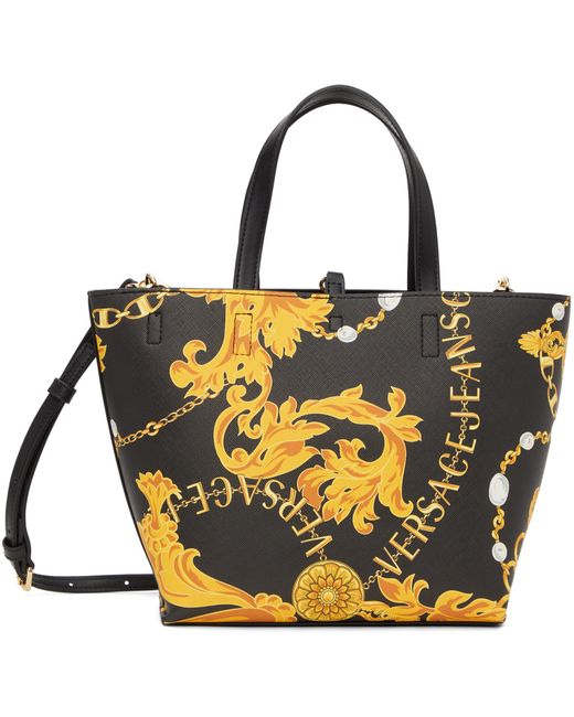 Versace Jeans Couture Reversible Gold Printed Tote