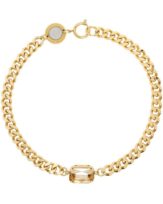 In Gold We Trust Paris Gold Curb Chain Necklace