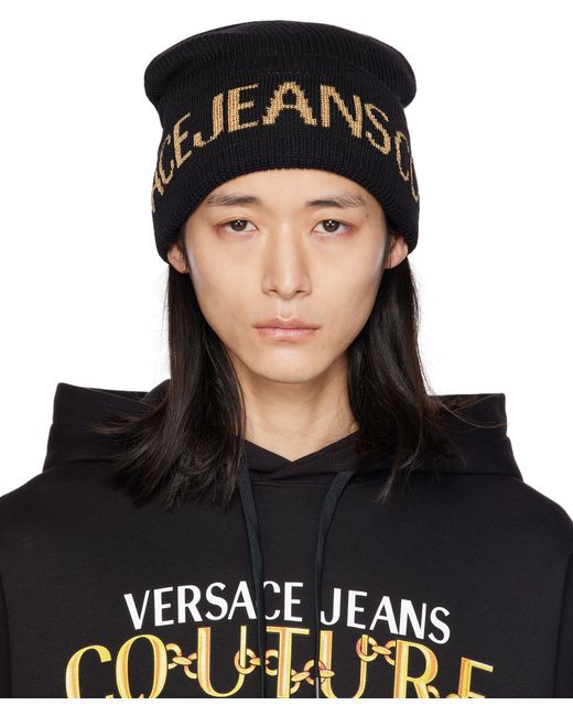 Versace Jeans Couture Jacquard Beanie