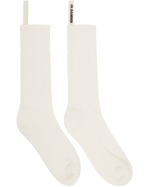 Jil Sander Three-Pack Off Classic Socks