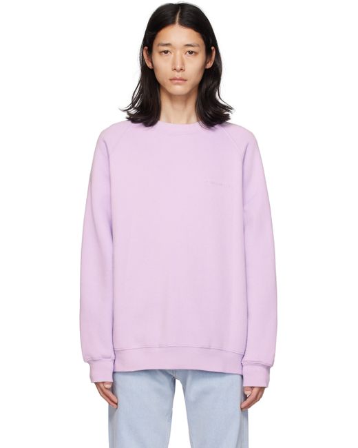 Nn07 Purple Carlo Sweatshirt