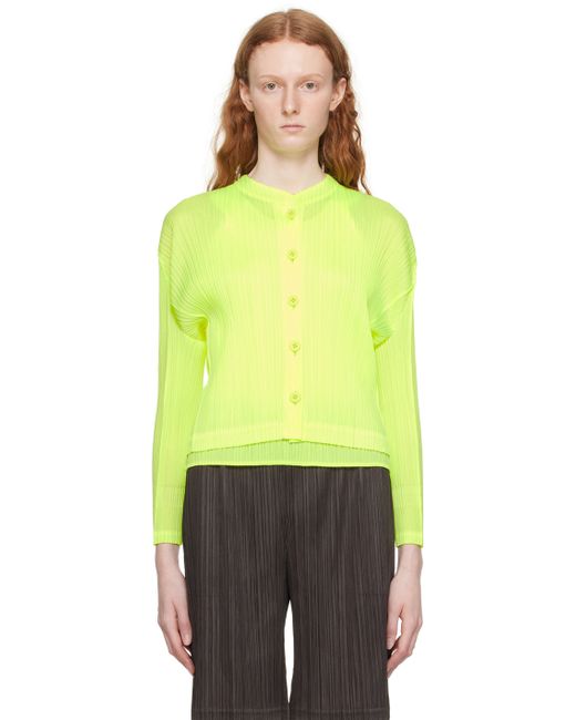 Pleats Please By Issey Miyake Monthly Colors March Cardigan