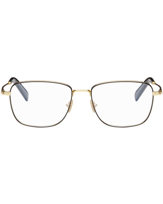 Tom Ford Gold Blue Block Square Glasses