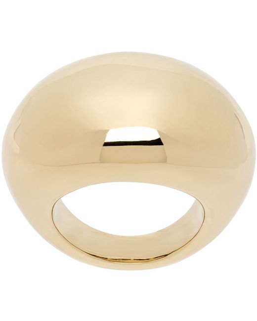 Numbering Oval Dome Volume Ring