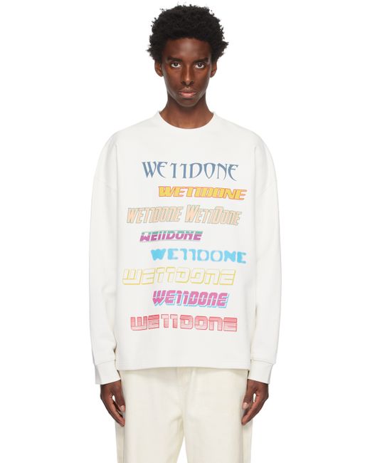 We11done Graphic Sweatshirt